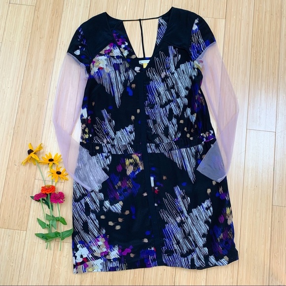 Anthropologie Leifsdottir Silk Dress, 4. - Picture 5 of 12